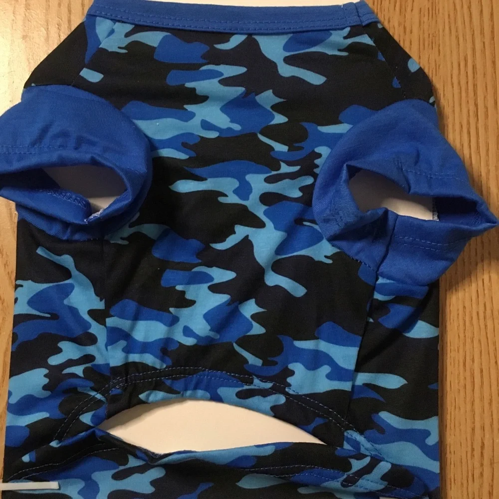 New Bundle of 3 Doggie Camo Harness 16.5”-23” Leash 48” Long & T-shirt 12”x16”